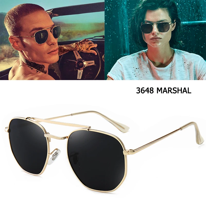 Солнцезащитные очки DPZ поляризационные унисекс модные многогранные в