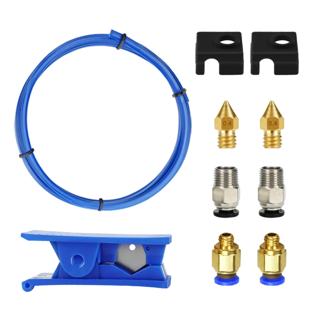 

10 шт. пневматические разъемы Capricorn Tube, запчасти для 3D-принтера Capricornus, ПТФЭ трубка 1 м, Bowden Extruder для Ender 3 V2