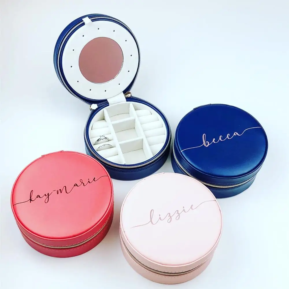 Персонализированный туристические украшения чехол коробка с кольцом для