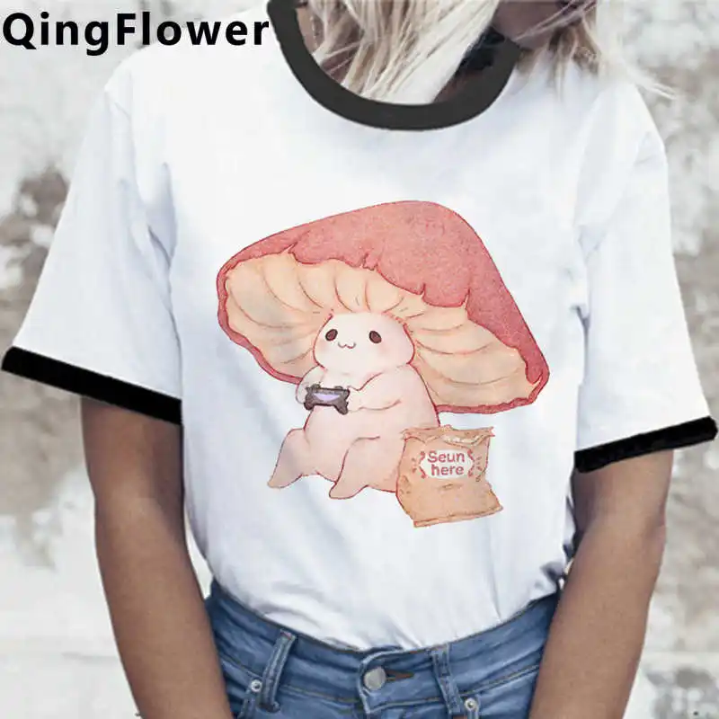 

Mushroom clothes female plus size couple clothes 2021 japanese tumblr clothes harajuku