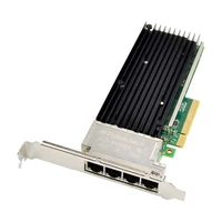 pcie to 4 port 10g rj45 ethernet server nic network card pci e x8 to 10 gigabit ethernet server card xl710 chipset 10000mbps