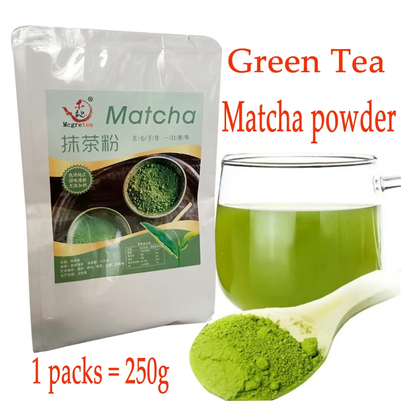

Matcha powder 100% Pure Organic Natural Matcha 2020 Spring Green Tea Powder 250g bag
