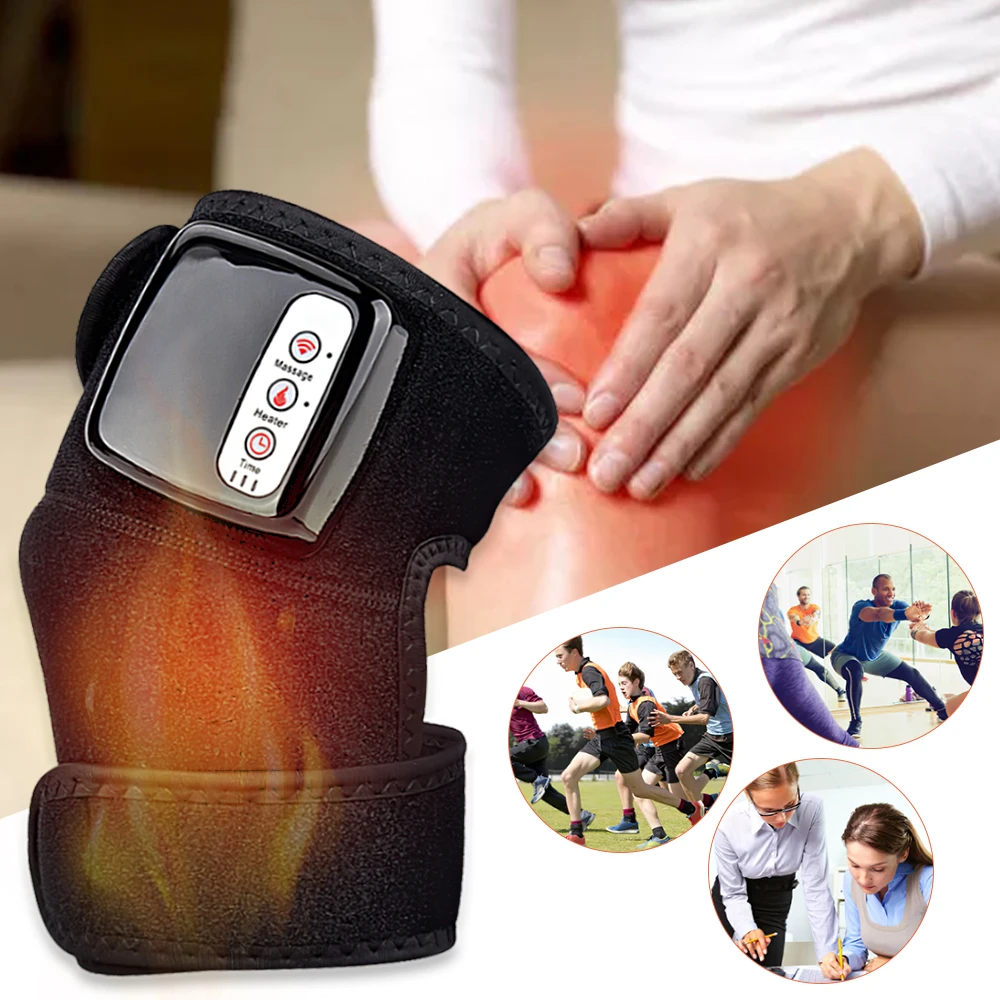 

Electric Heating Knee Massager Physiotherapy Quick Effect Pain Relief Rehabilitation Health Care Shoulder Elbow Knee Knee Pads