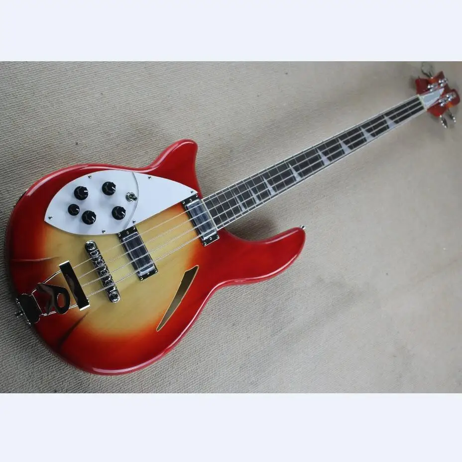 Левая ручная Rickenback fireglo электрический бас lefty Ricken 4003 325 корпус Бесплатная доставка
