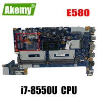 nm b421 ee480ee580 motherboard for lenovo thinkpad e580 laptop motherboard i7 8550u fru 01lw940 mainboard 100 test work