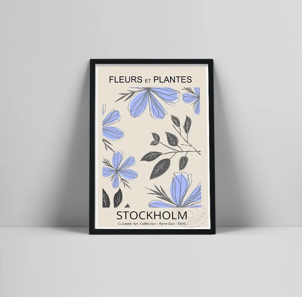 

Florist Gift Stockholm Fleuriste et Paniers Posters Floral Gallery Wall Art Pictures Abstract Prints Canvas Painting Home Decor