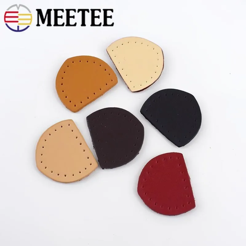 Meetee 10 пар 3 8*3 см кожаные аксессуары для багажа кожаная молния съемник хвост DIY