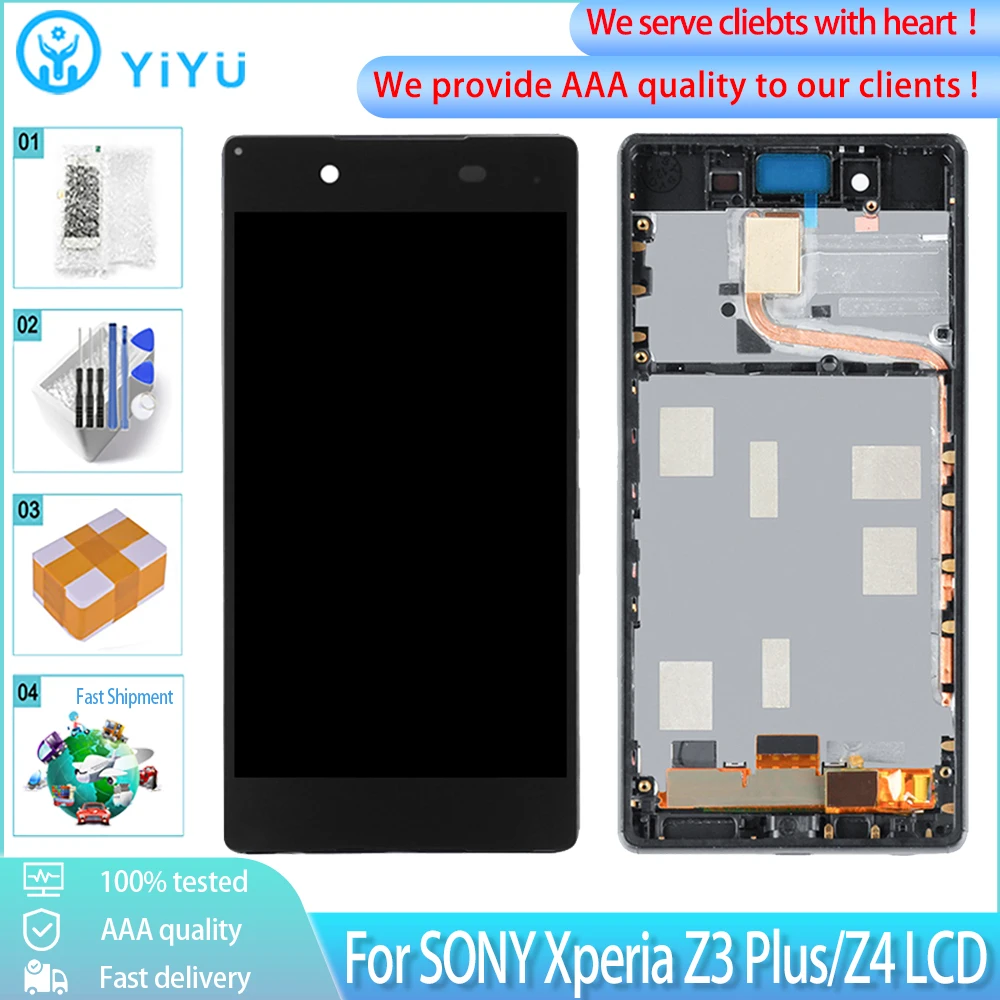 5 2 &quotОригинальный дисплей модуль для SONY Xperia Z3 Plus/Z4 ЖК-дисплей сенсорный экран