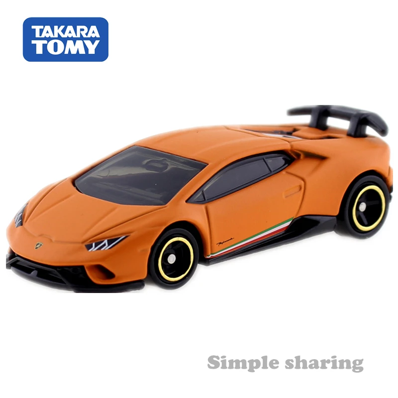 Takara Tomy Tomica No.34 Lamborghini Huracan Performante Sports Car Toy Scale 1:62 Diecast Roadster Mould Funny Kids Doll | Игрушки и