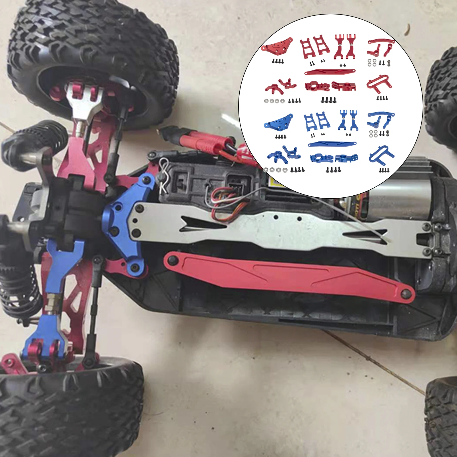 

Обновленные металлические детали для радиоуправляемого автомобиля, для затемнения, масштаб 1/10, 4X4, Радиоуправляемый автомобиль «сделай сам...