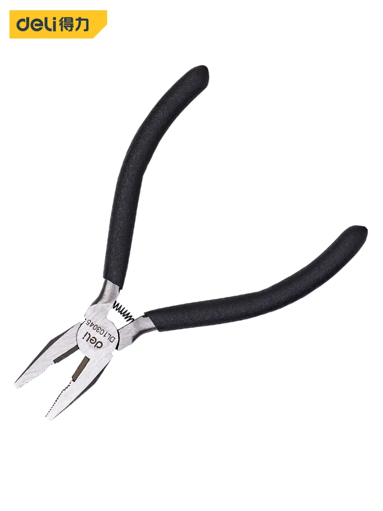 

Практичные миниатюрные плоскогубцы для зачистки проводов Deli, инструмент для зачистки электрических проводов, режущие боковые плоскогубцы,...