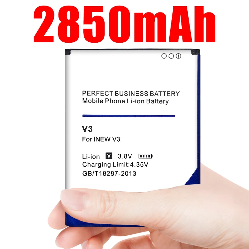 Новый аккумулятор 2850 мАч V3 V3C для Inew Battery Plus высококачественный Сменный