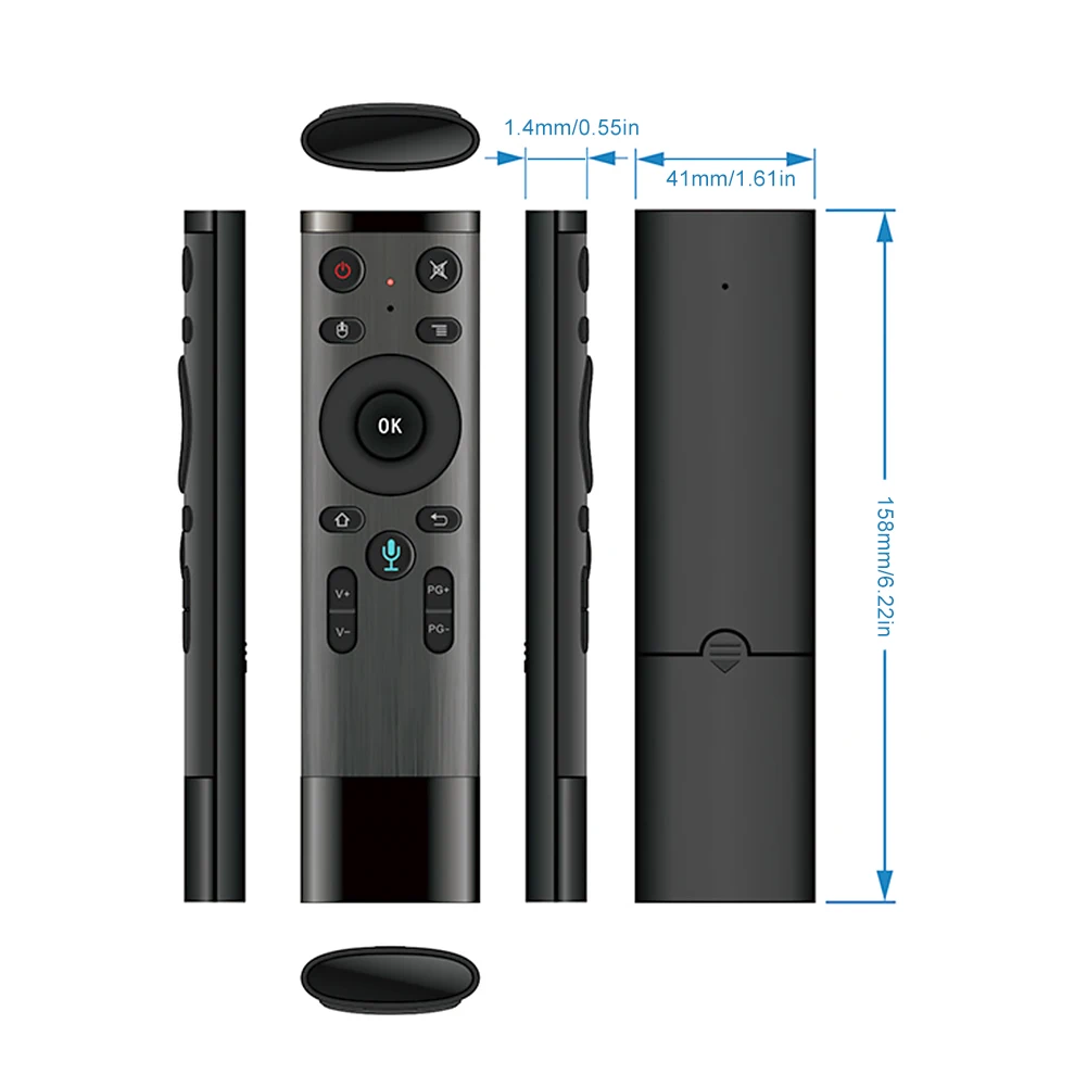 Мышь Bluetooth голосовой пульт дистанционного управления для приставки Smart TV Android IP