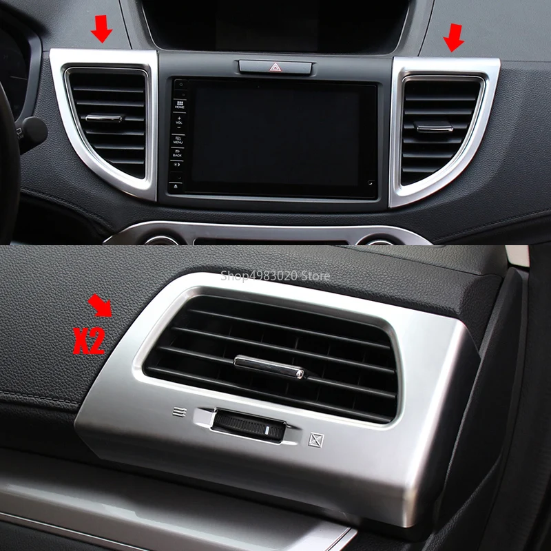 4 шт. хромированные крышки для вентиляционного отверстия Honda CRV CR V 2012 2013 2014 2015 2016