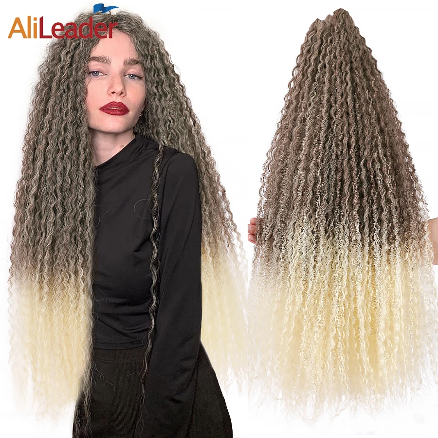 

Freetress Soft Frizzy 28Inch Synthetic Hair Extensions Blonde Crochet Hair Natural Curly Braiding Hair Loki Jumbo Slightly Perm