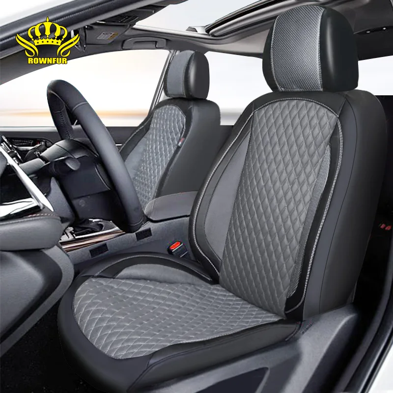 Чехол для автомобильного сиденья из искусственной кожи Toyota Camry XV 70 50 55 40 черный 5