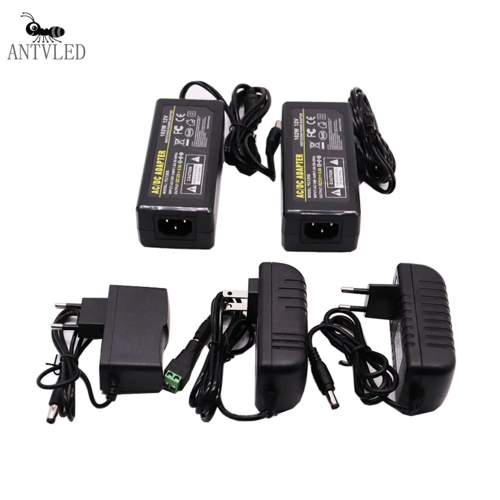 Источник питания для светодиодов 12 В, 3 А, 5 А, 6 А, 7 А, 8 А, 10 А, светодиодный трансформатор для светодиодной ленты 12 В постоянного тока