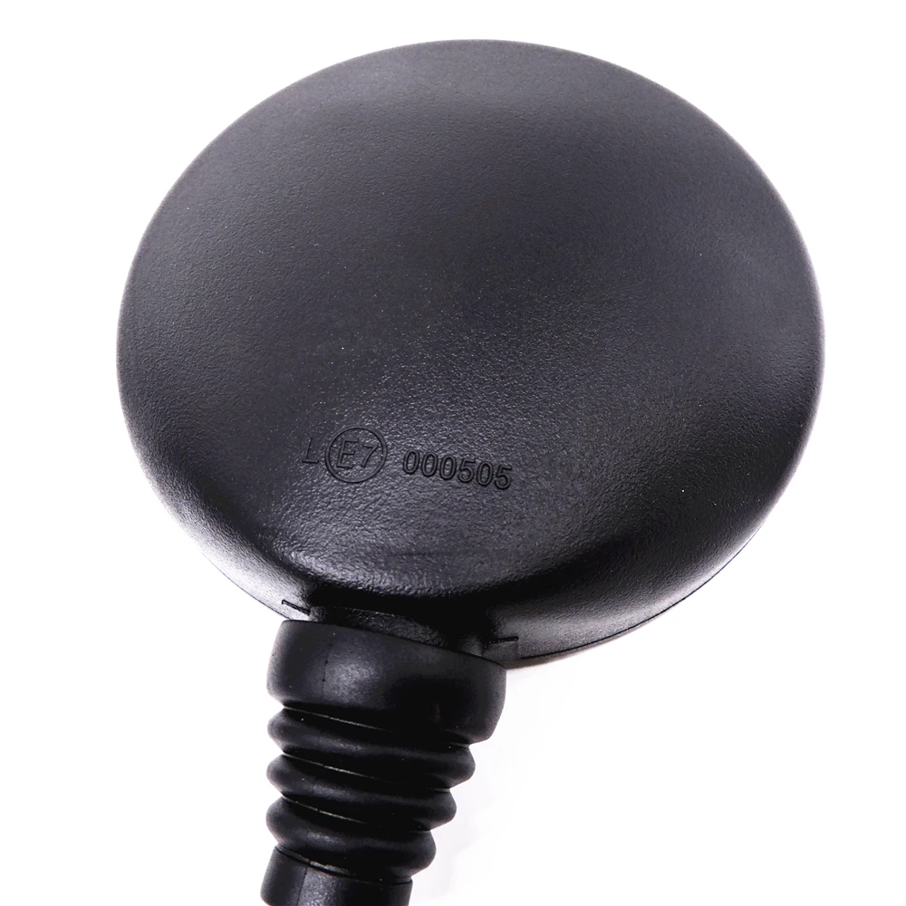 Черное универсальное складное круглое зеркало с защитой от падения