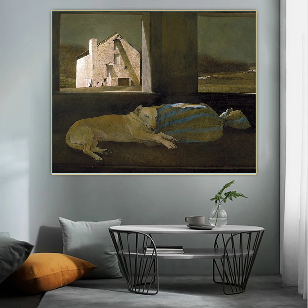 Citon Andrew Wyeth Night Ночная ночнушка Canvas Холст Картина маслом художественное