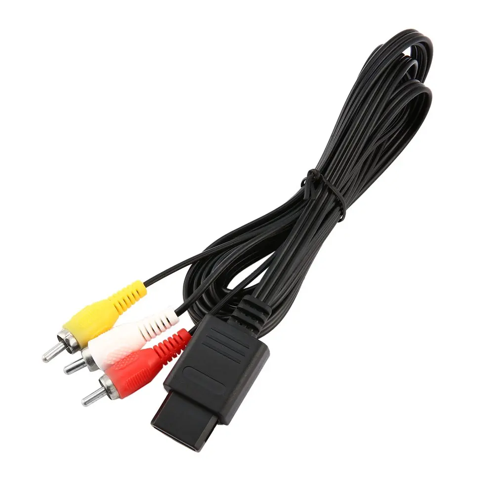 Для SNES SUPER Zend N64 GAMECUBE AV RCA аудио видео кабель ТВ консоль