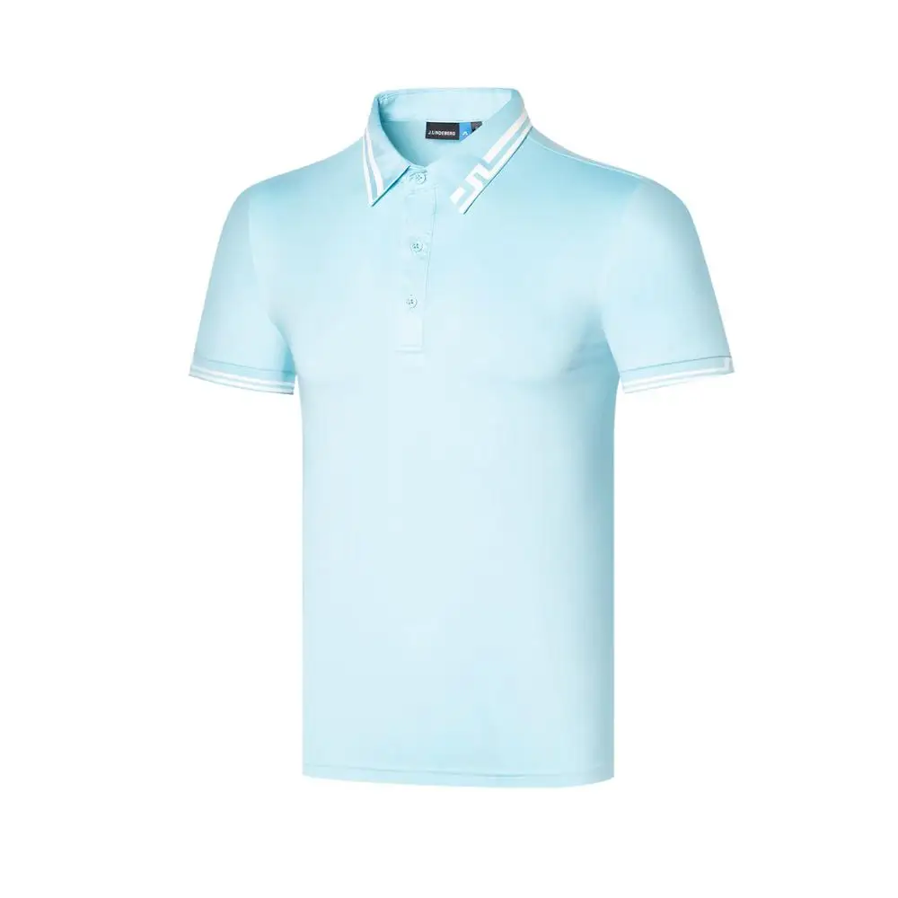 Новая футболка JL Golf весна/лето одежда для гольфа однотонная мягкая