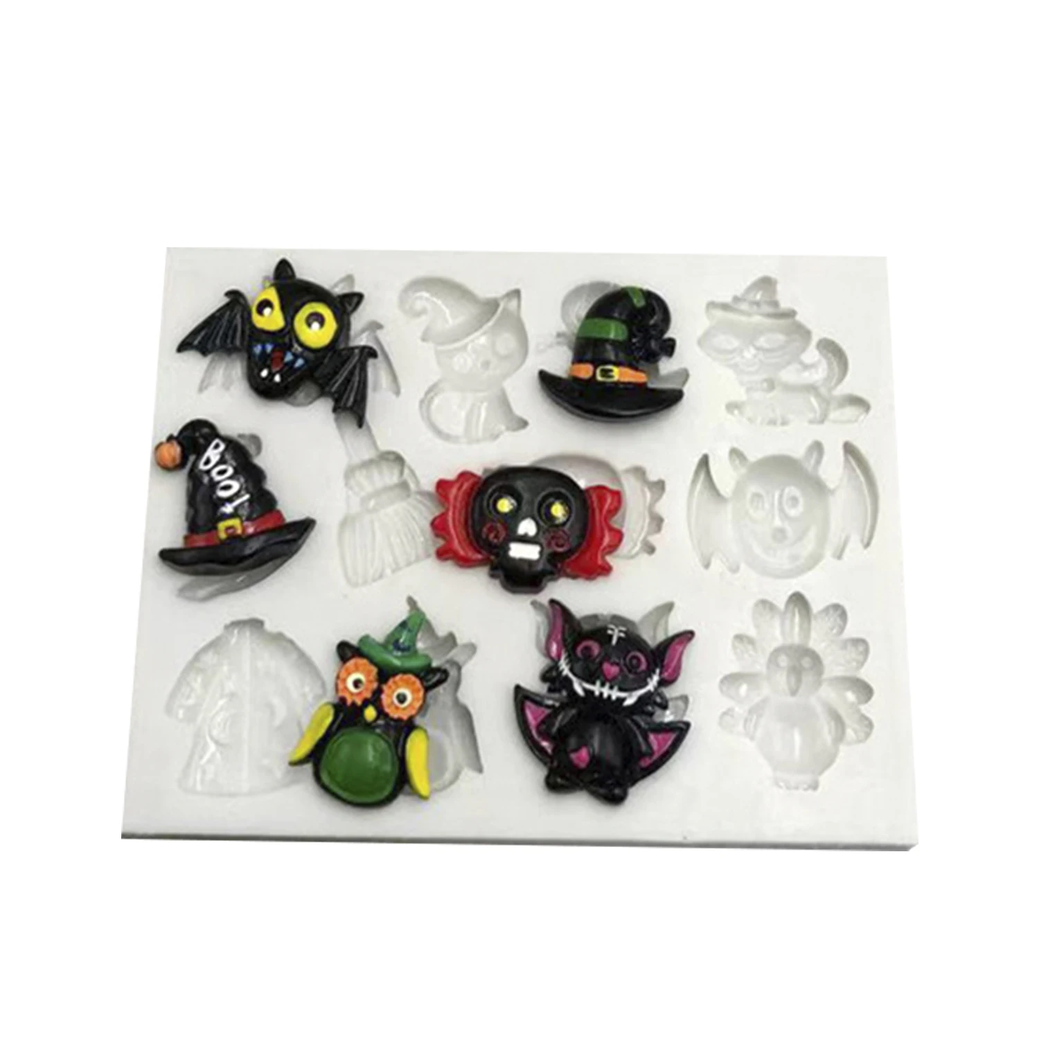 

Силиконовая форма для Хэллоуина, ведьмы, кошки, демона, кота