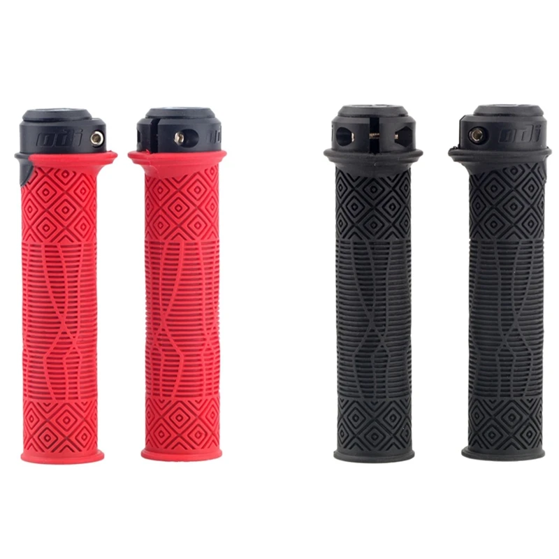 

2pair ODI MTB Handlebar Grips Silica Gel HandleBar Anti-Skid Shock-Absorbing Soft Bicycle Grip Cycling Accessories 9 & 1