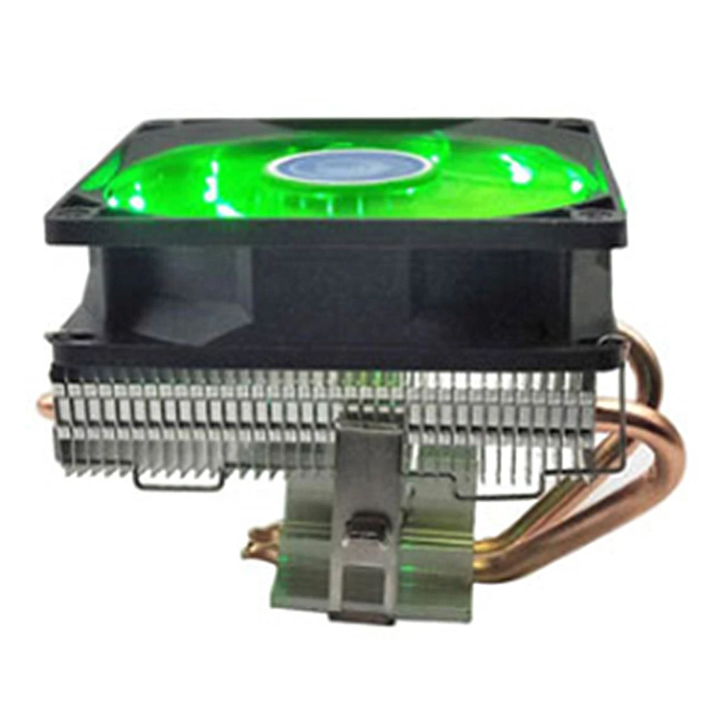 Процессор кулер 2 тепловая труба 90 мм светодиодный вентилятор высокого качества