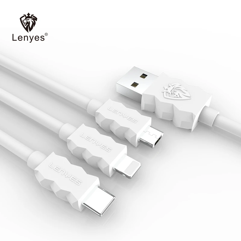 Кабель Micro USB Lenyes 2 1 А кабель для быстрой синхронизации данных и зарядки