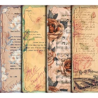 vintage romantic flower backiing material paper junk journal background decoration diy scrapbooking craft paper