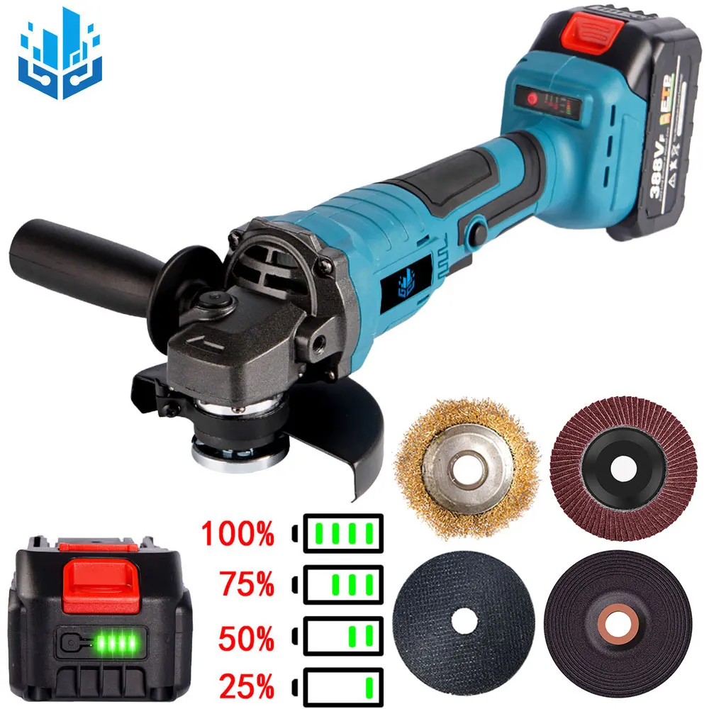 125 мм бесщеточная угловая шлифовальная машина для дерева резки металла полировки
