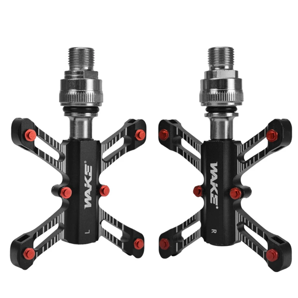 

Bike Pedals Sealed Bearing Lightweight MTB Mountain Road Folding Bike Flat Platform Pedals with Anti Skid Pins Cycling Parts