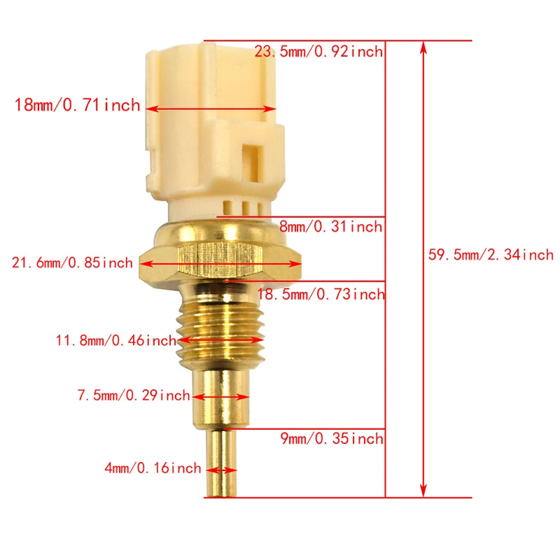 Датчик температуры воды в радиаторе мотоцикла для Arctic Cat ZR9000 RR ZR5000 ZR4000 XF9000 XF1100 M1100