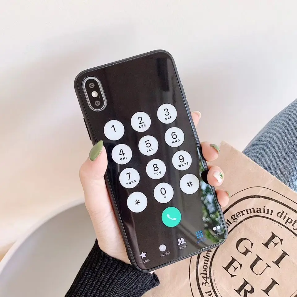 25 шт чехол для iPhone 6 7 плюс 8 зеленый слово Мягкий ТПУ |