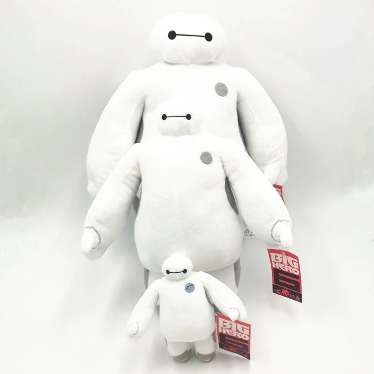 Disney cute Big Hero Baymax Plush Doll Baymax Stuffed Soft Dolls Robot  Plush Movie Big White Baby Sleeping companion