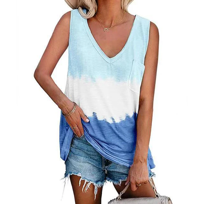 

Women's Tank Top Oversize Summer T Shirt Sleeveless Tops Loose Large Size Female Clothes Fashion Streetwear Sports Active Wear