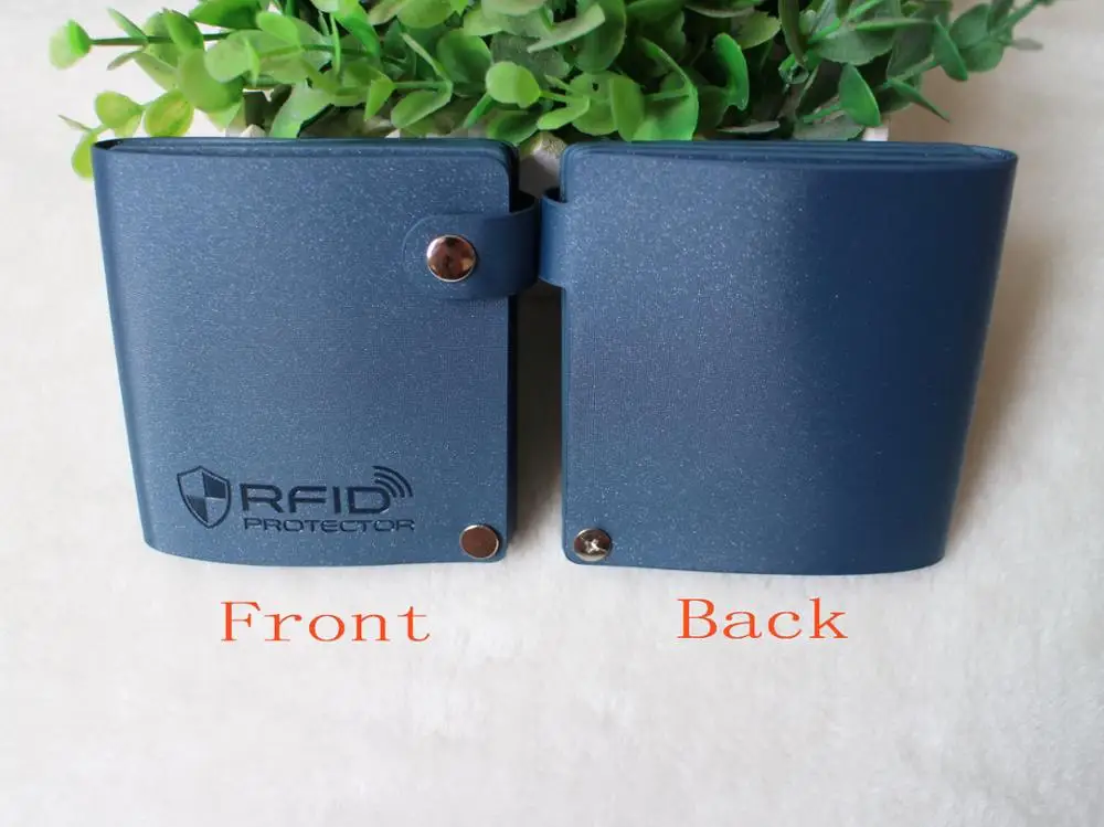 Стилей защита от кражи карт из искусственной кожи RFID Блокировка бумажник 18 слотов ID карты держатели, OEM Добро пожаловать