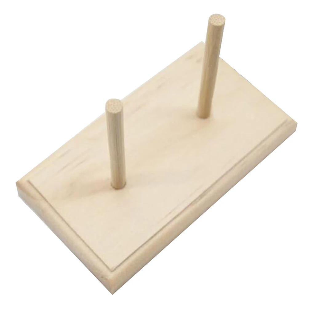 2 катушки конус деревянная нить стеллаж для хранения Органайзер держатель шитья