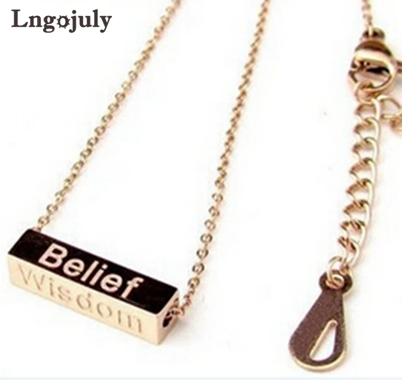 

Ожерелья с квадратным кулоном из титановой стали для женщин, юбилейное обручальное свадебное ожерелье, аксессуары, ювелирные изделия, пода...