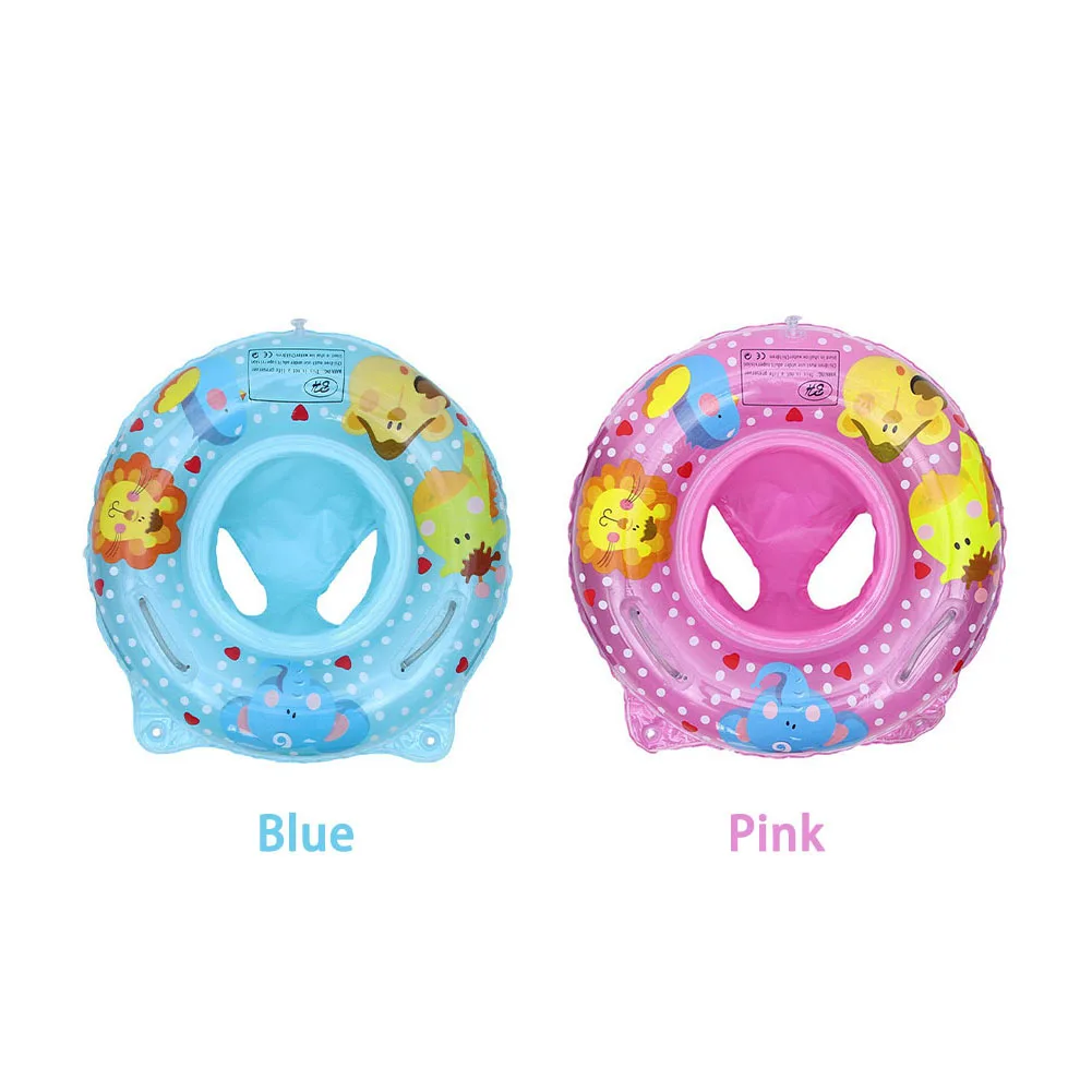 

Baby Inflatable Swimming Ring Portable Water Sports Summer Seat Boat Training PVC For Toddlers Gift Toys Animal Cartoon Pattern