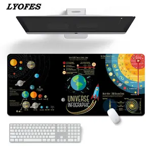 mouse pad 3080cm large universe starry sky family laptop gamer rubber mouse mat mousepad desk gaming mousepad cup mat free global shipping