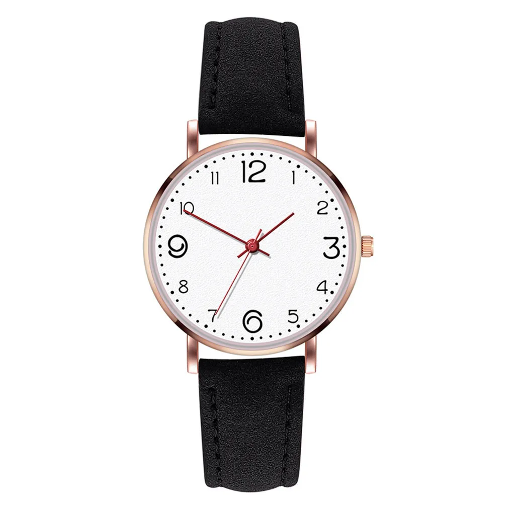 

Temperament Female Mesh Leather Belt Watch Quartz Analog Round Watch 2021 New Women Watches Bracelet Watch Ladies Jewelry