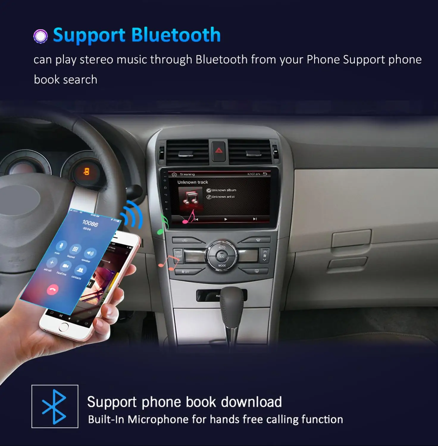 Bosion android 10 0 автомобильный dvd gps навигация для Toyota corolla 2007 2008 2009 2010 2011 Автомобильный