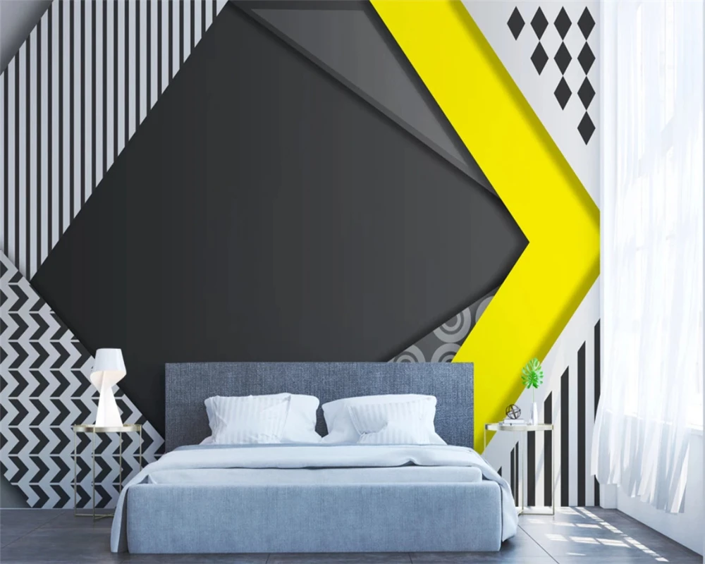 

beibehang Custom modern classic wallpaper Nordic minimalist minimalistic personality geometric graphic background papier peint