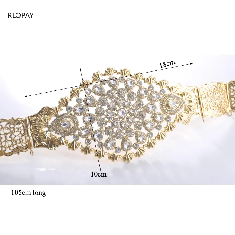 Модные свадебные ювелирные изделия из Марокко ремни для женщин абайя поясные