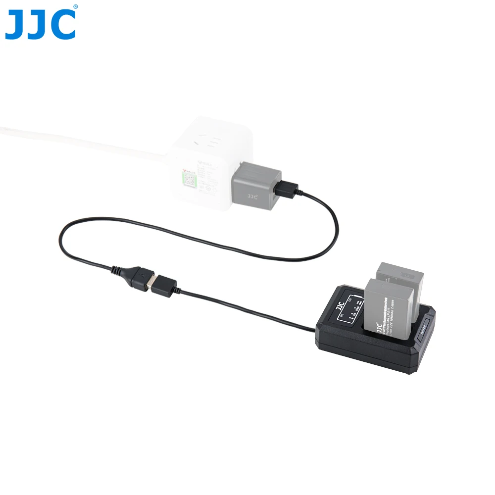 JJC USB двойное зарядное устройство для Canon LP-E17 LPE17 на камеру EOS M5 M6 Mark II M6 M3 77D 800D 760D 750D заменяет LC-E17C LC-E17