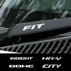 Наклейка на лобовое стекло автомобиля для Honda City DOHC Fit HR-V Insight Legend Odyssey Pilot RR Type R S VEZEL VTEC, 4 шт.