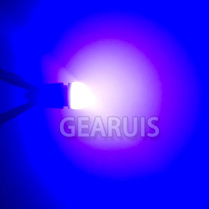 100 шт. T10 керамика 3 SMD 2835 светодиодные противотуманные линзы круглые 40MA габаритные