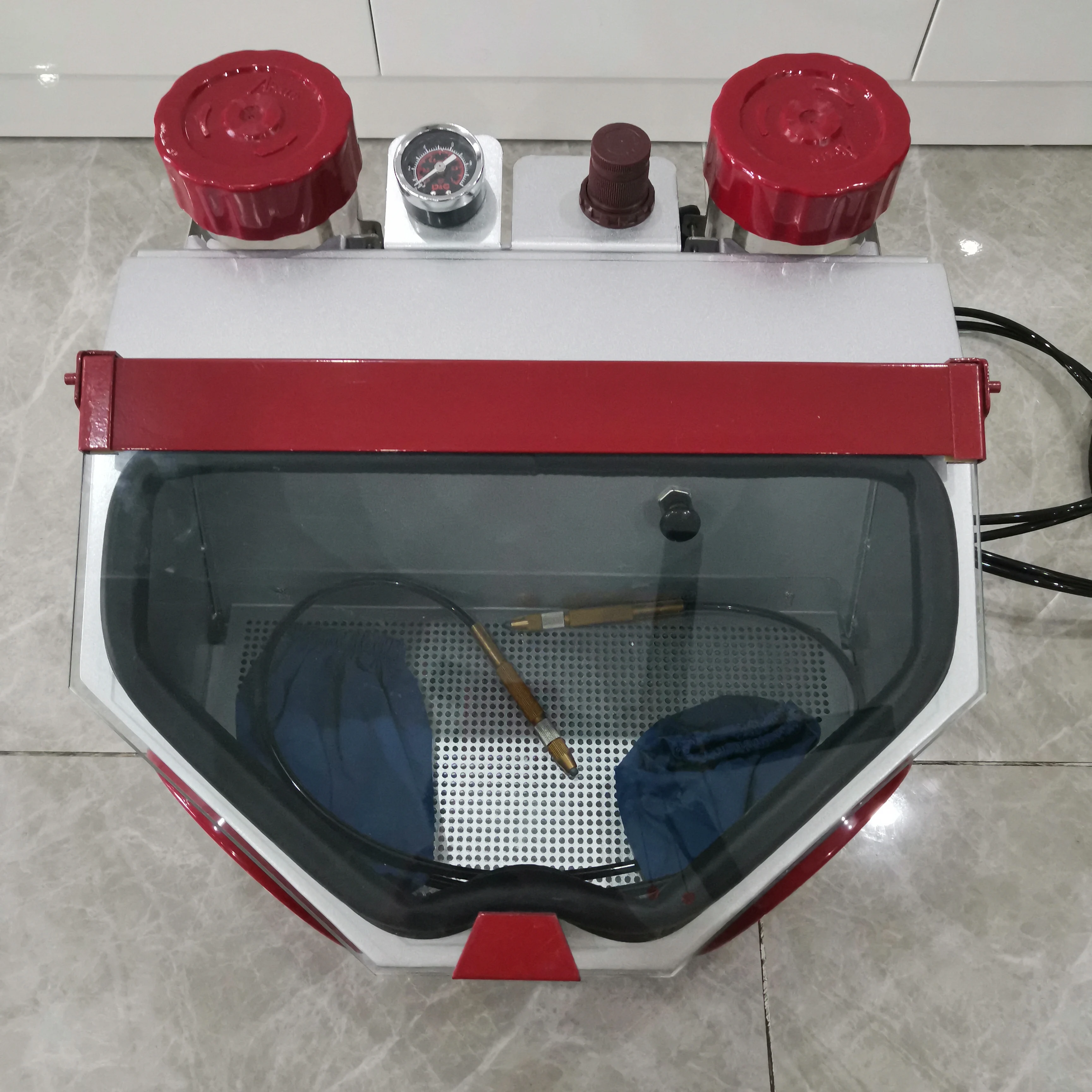 Стоматологический тонкий Пескоструйный Аппарат для драгоценностей двойная