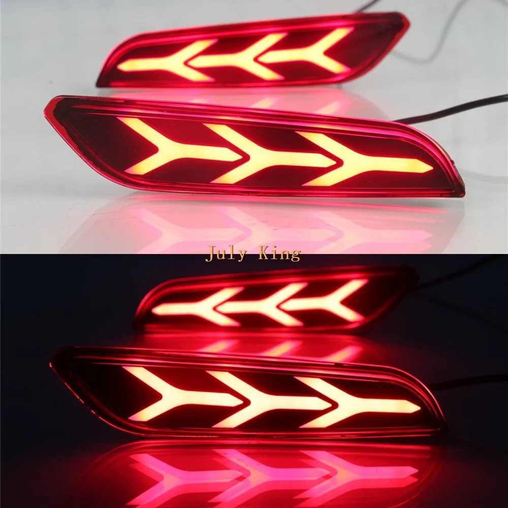 July King Car LED Brake Lights Case for Hyundai IX25 Creta 2017+ Light Guide light + Night DRL |